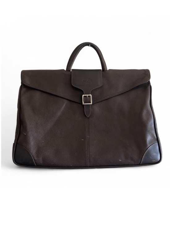 Longchamp Other - Vintage Longchamp Brown Leather Briefcase with pebbled texture #business #profe